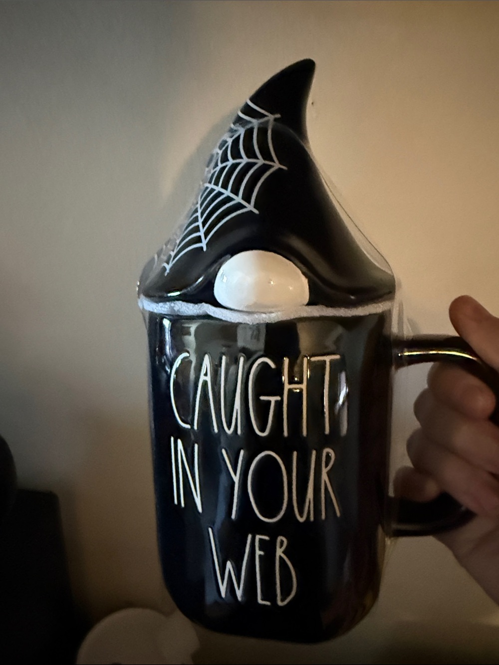 Rae Dunn Halloween topper mug